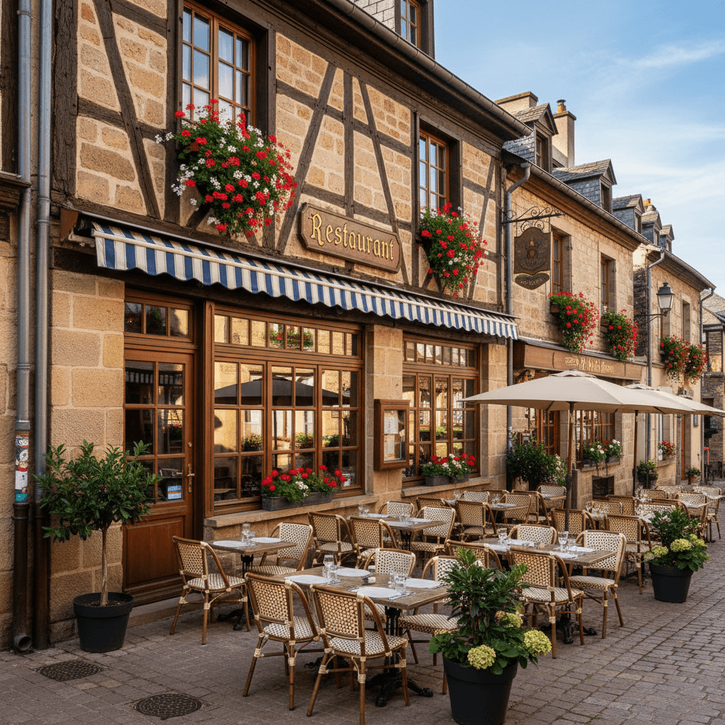 Restaurant 140m² à Saint-Quirin : terrasse - licence IV - Image 1