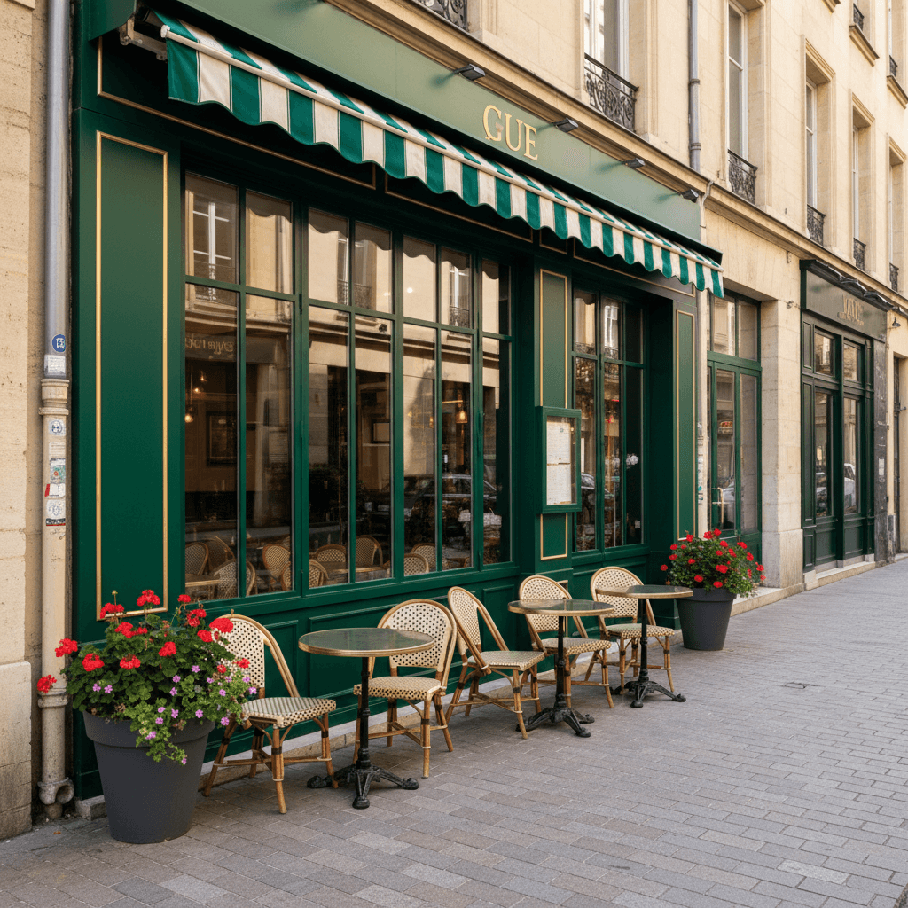Restaurant 160m² à Lyon : terrasse - extraction