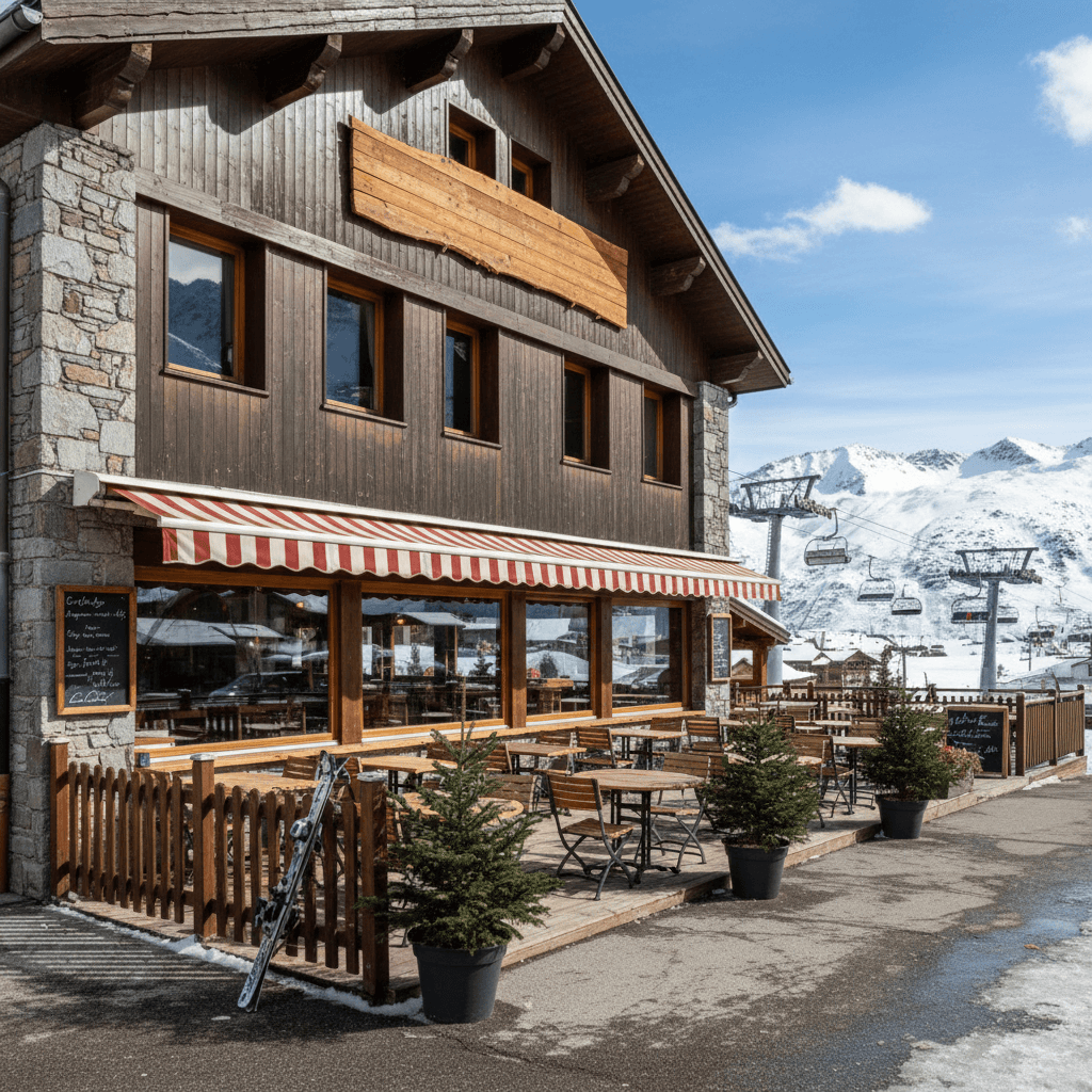 Restaurant à Isola : terrasse - licence IV - Image 1