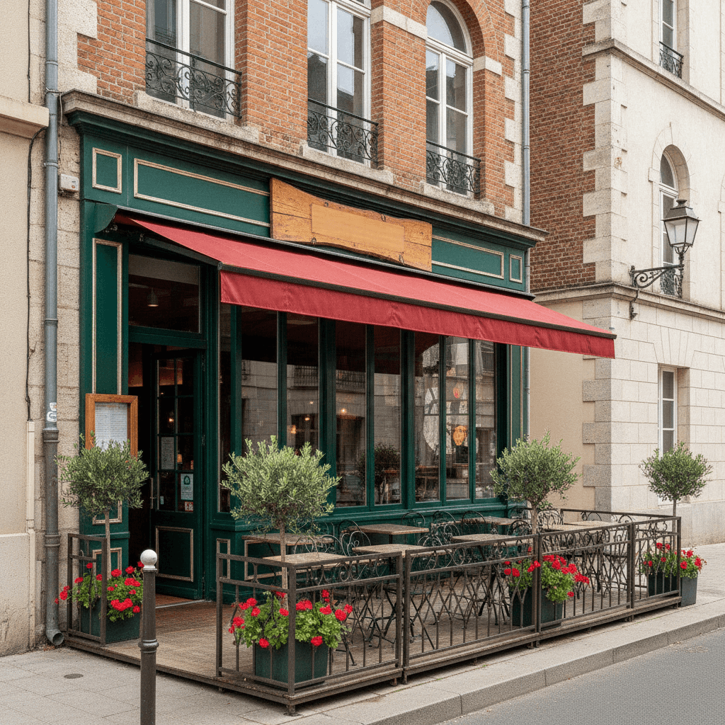 Restaurant 70m² à Villeneuve-D'Ascq : terrasse - licence IV - Image 1