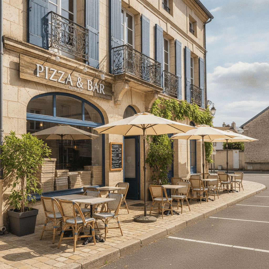 Fast-food à Luçon : terrasse - licence IV - Image 1