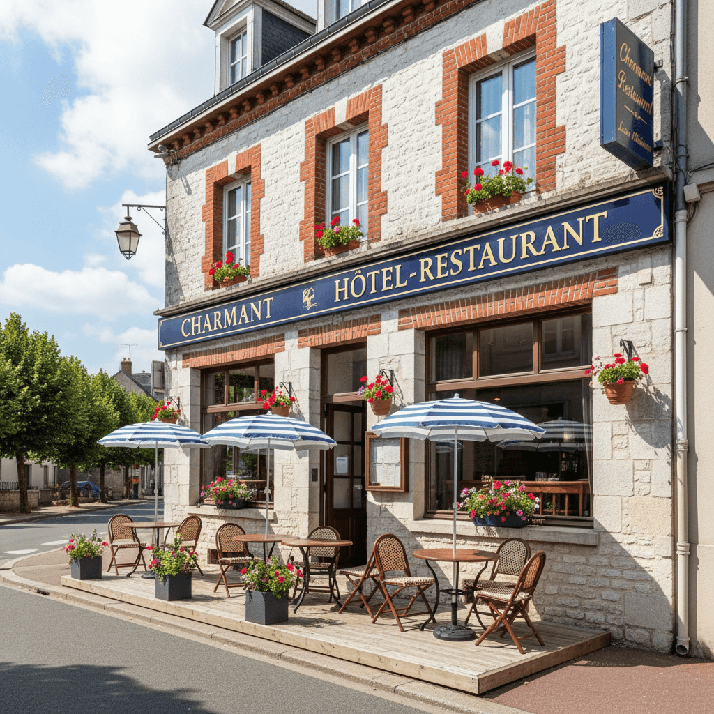 Restaurant à Loiré : terrasse - licence IV - Image 1