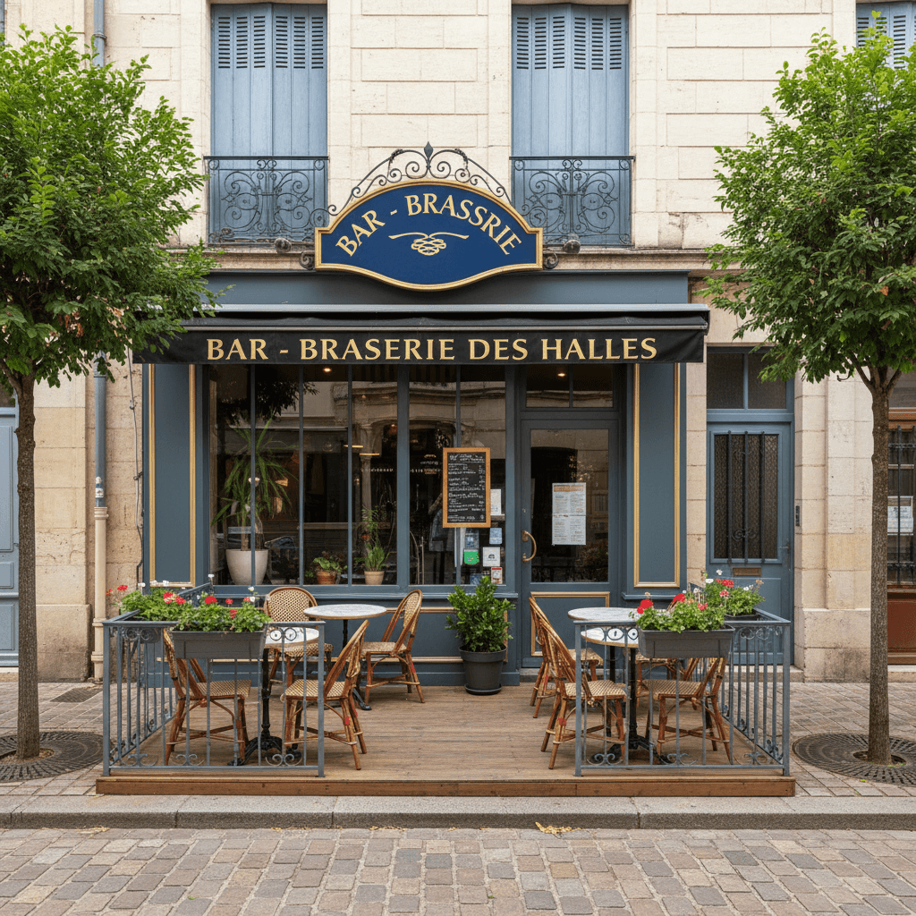 Bar-brasserie 110m² à Brignais : terrasse - licence IV - Image 1