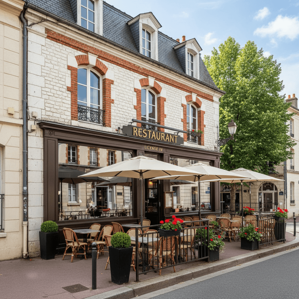 Restaurant 300m² à Limoges : terrasse - licence IV