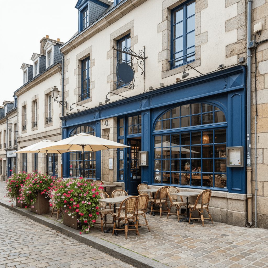 Restaurant à Vannes : terrasse - Image 1