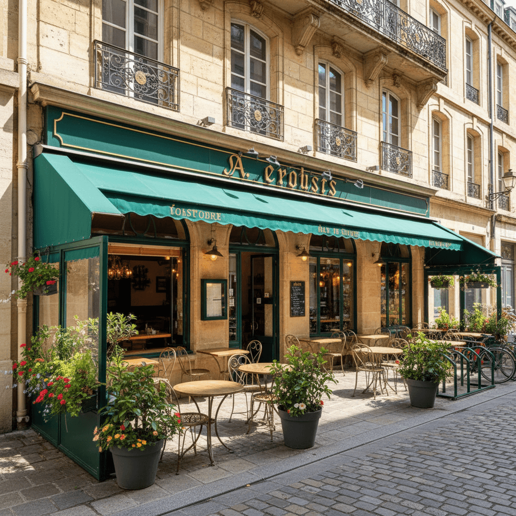 Restaurant à Bordeaux : terrasse - licence IV