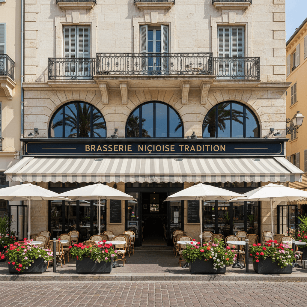 Bar-brasserie à Nice : terrasse - licence IV