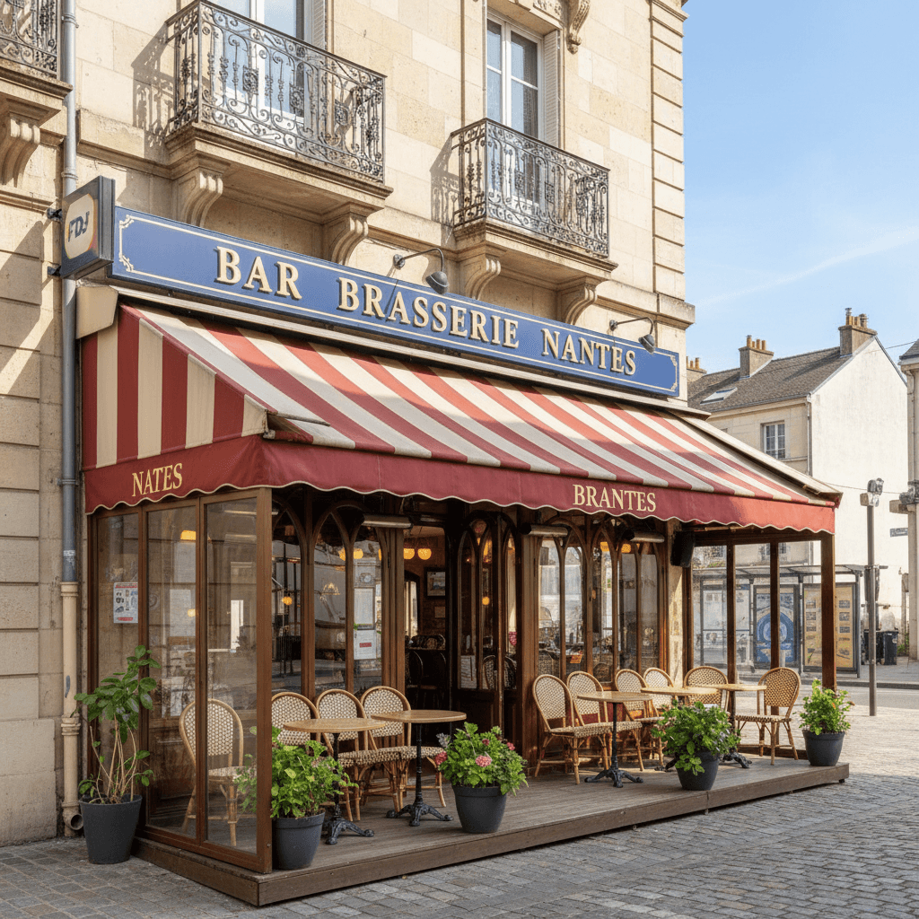 Bar-brasserie à Nantes : terrasse - licence IV - Image 1