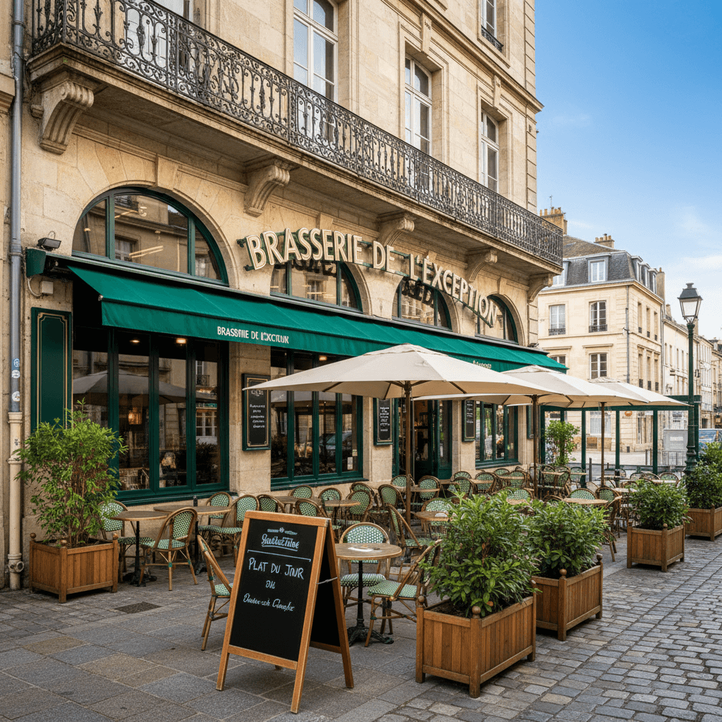 Bar-brasserie 1140m² à Saint-Étienne : terrasse - licence IV - Image 1