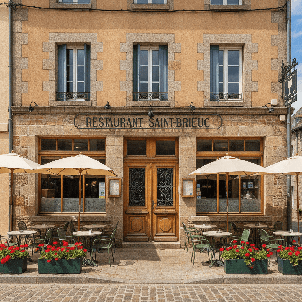 Restaurant à Saint-Brieuc : terrasse - licence IV - Image 1