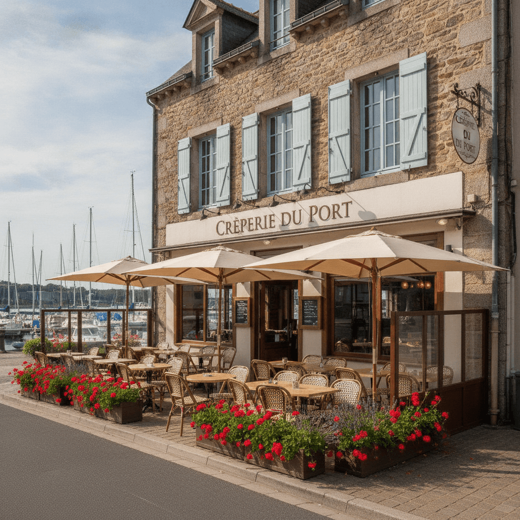 Restaurant à Vannes : terrasse - Image 1