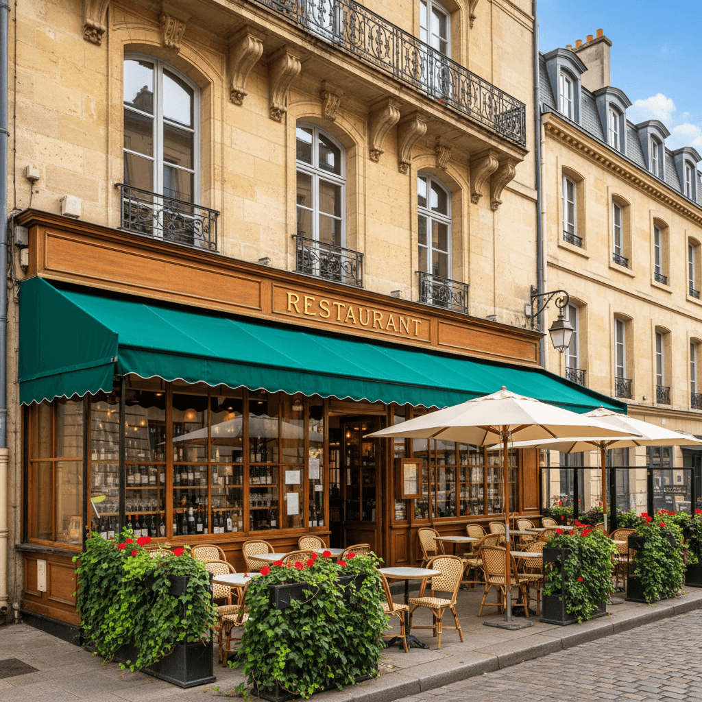 Restaurant 100m² à Bordeaux : terrasse - licence IV