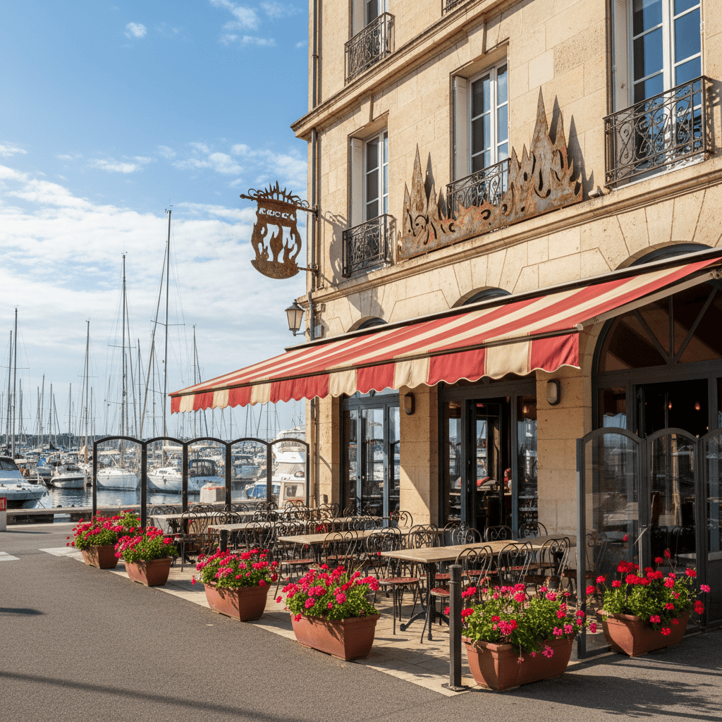 Bar-brasserie 109m² à Fréjus : terrasse - licence IV - Image 1