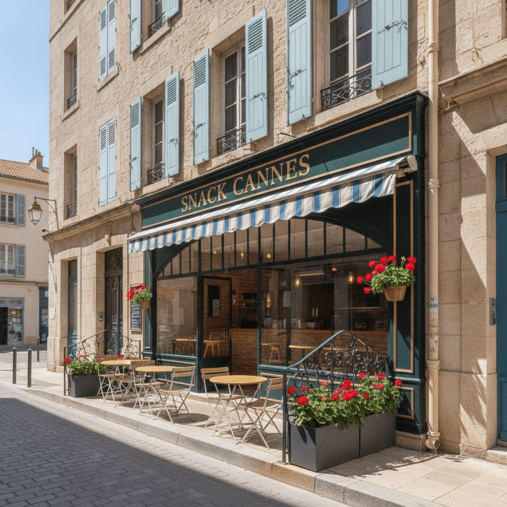 Snack 78m² à Cannes : terrasse - licence IV - Image 1