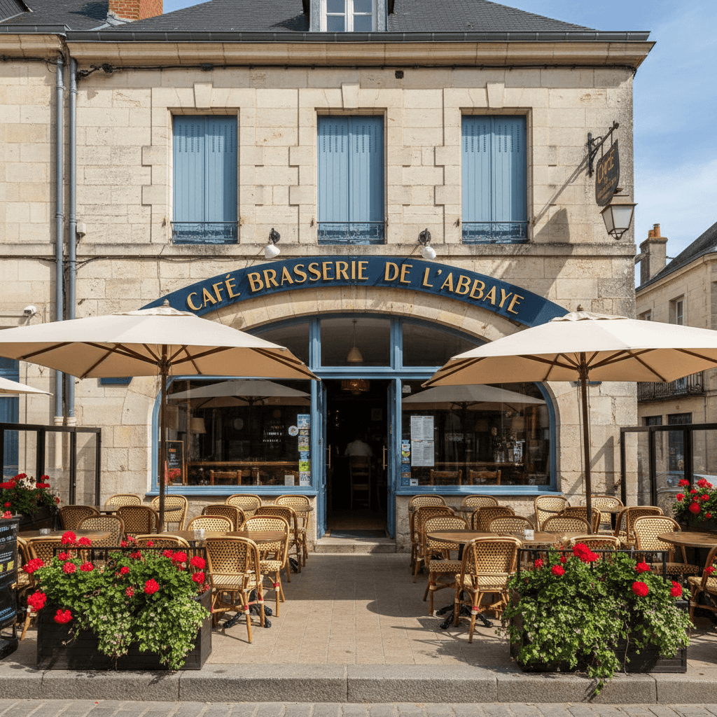 Bar-brasserie 395m² à Saintes : terrasse - licence IV - Image 1