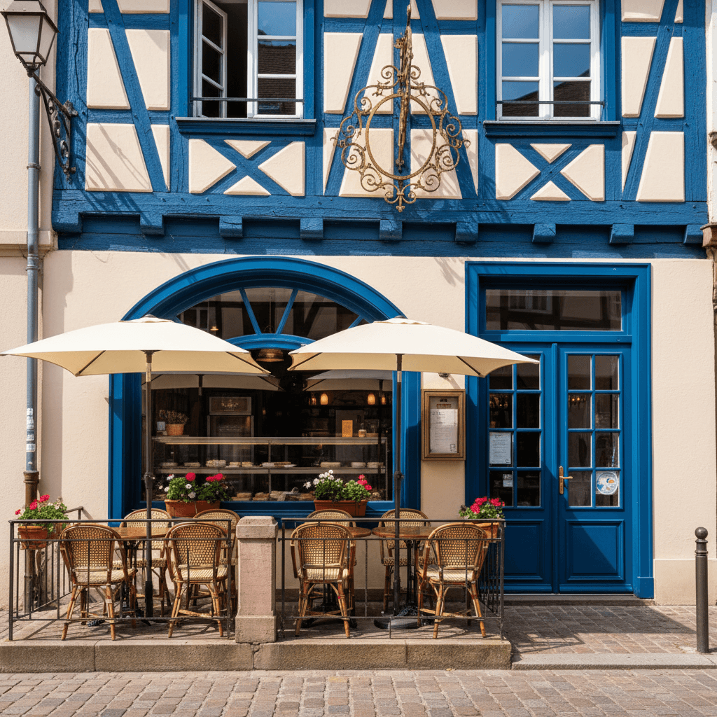 Restaurant 110m² à Strasbourg : terrasse - extraction