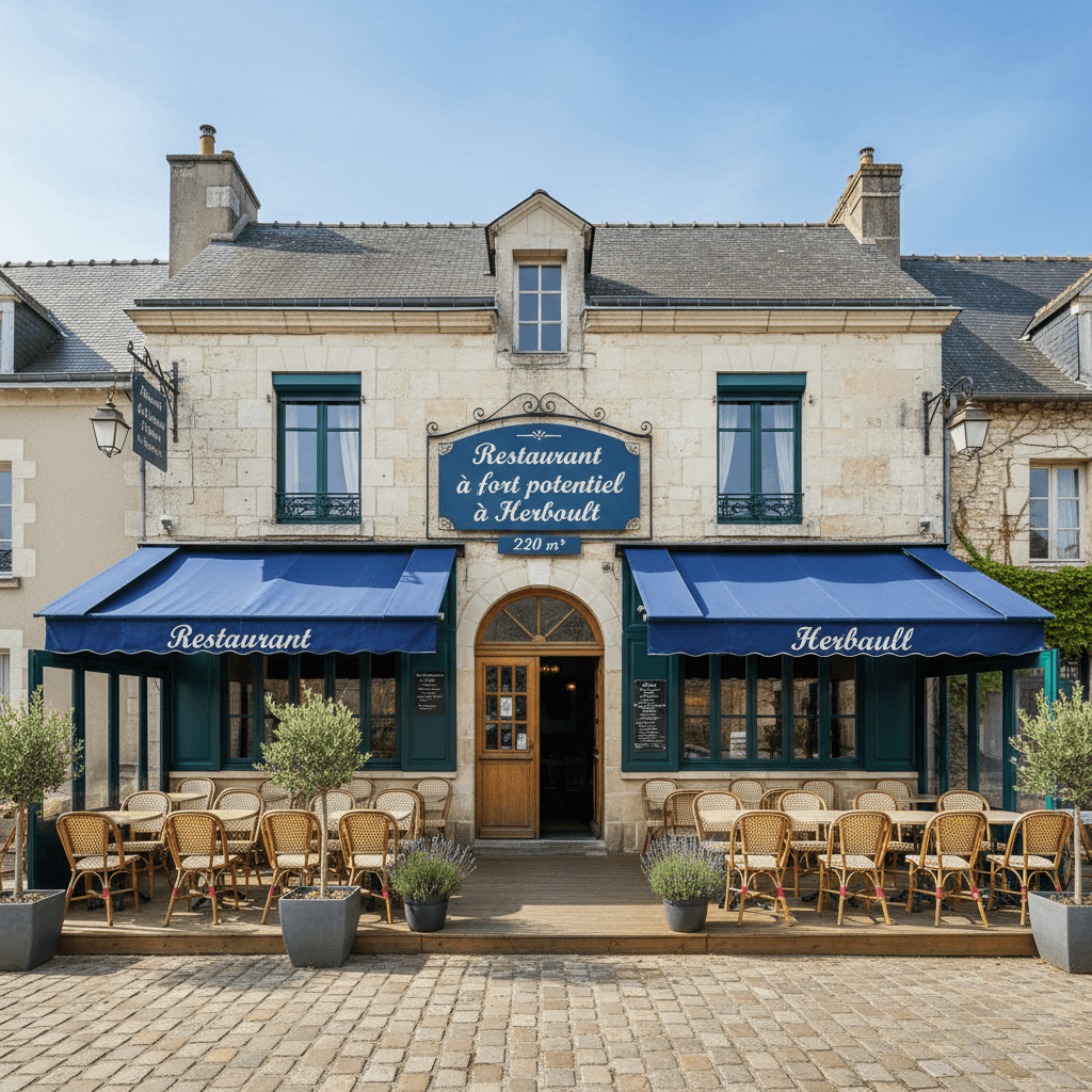 Restaurant 220m² à Herbault : terrasse - licence IV - Image 1