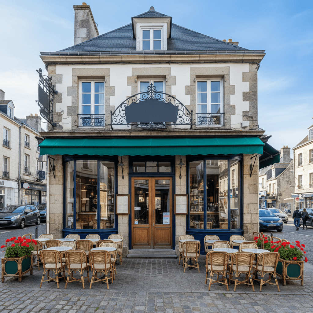 Bar-brasserie 200m² à Lorient : terrasse - licence IV - Image 1