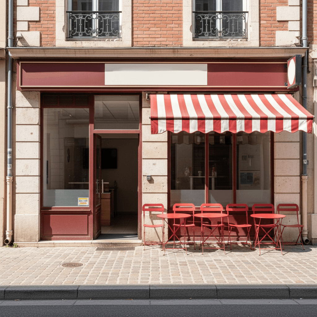 Fast-food 85m² à Toulouse : terrasse - licence IV