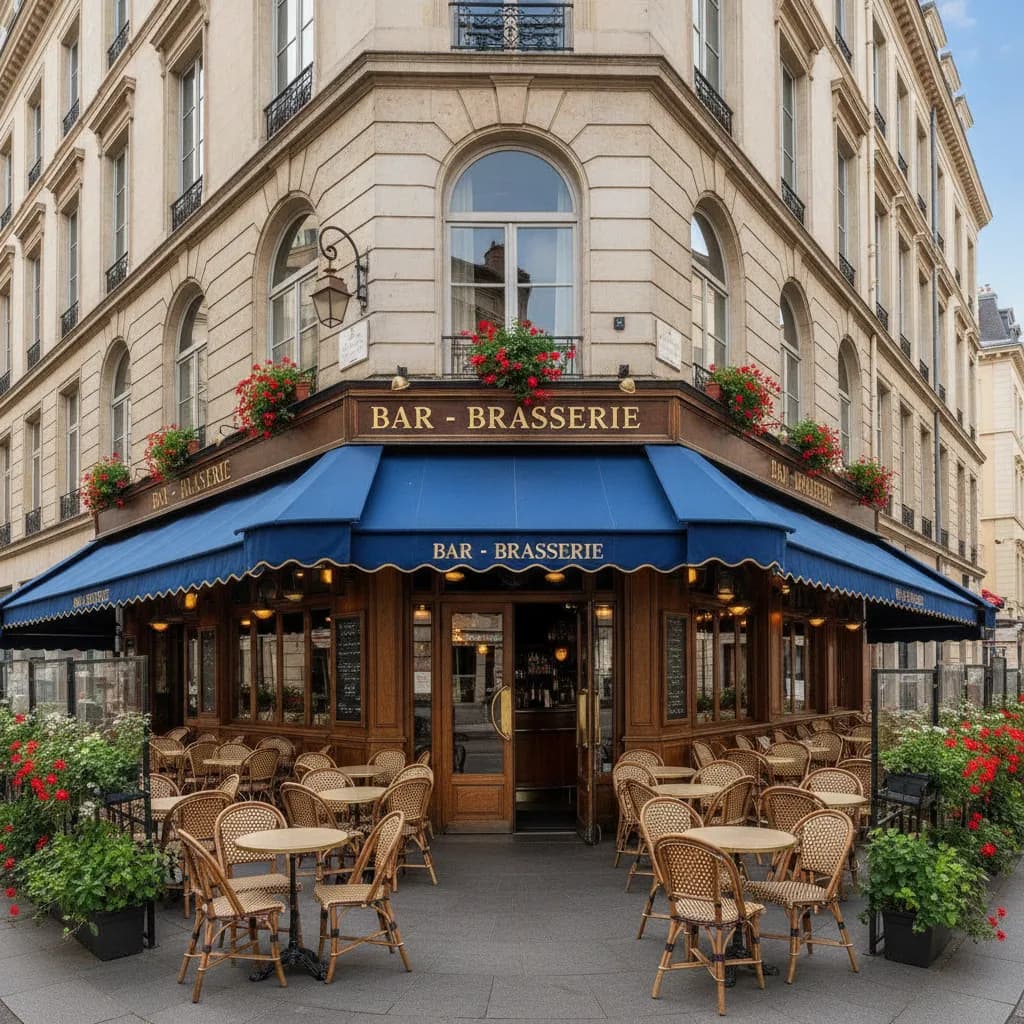 Bar-brasserie 410m² à Lyon : terrasse - licence IV - Image 1