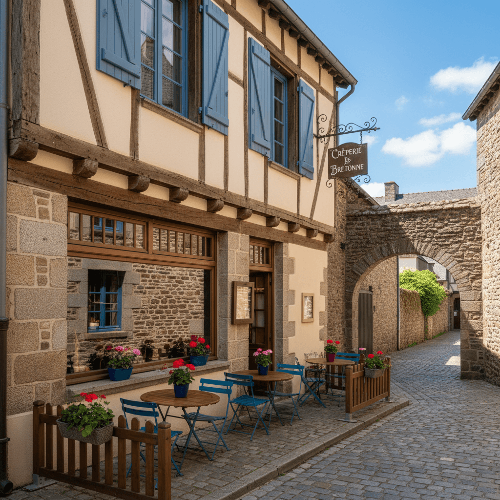 Restaurant à Guérande : terrasse - extraction - Image 1