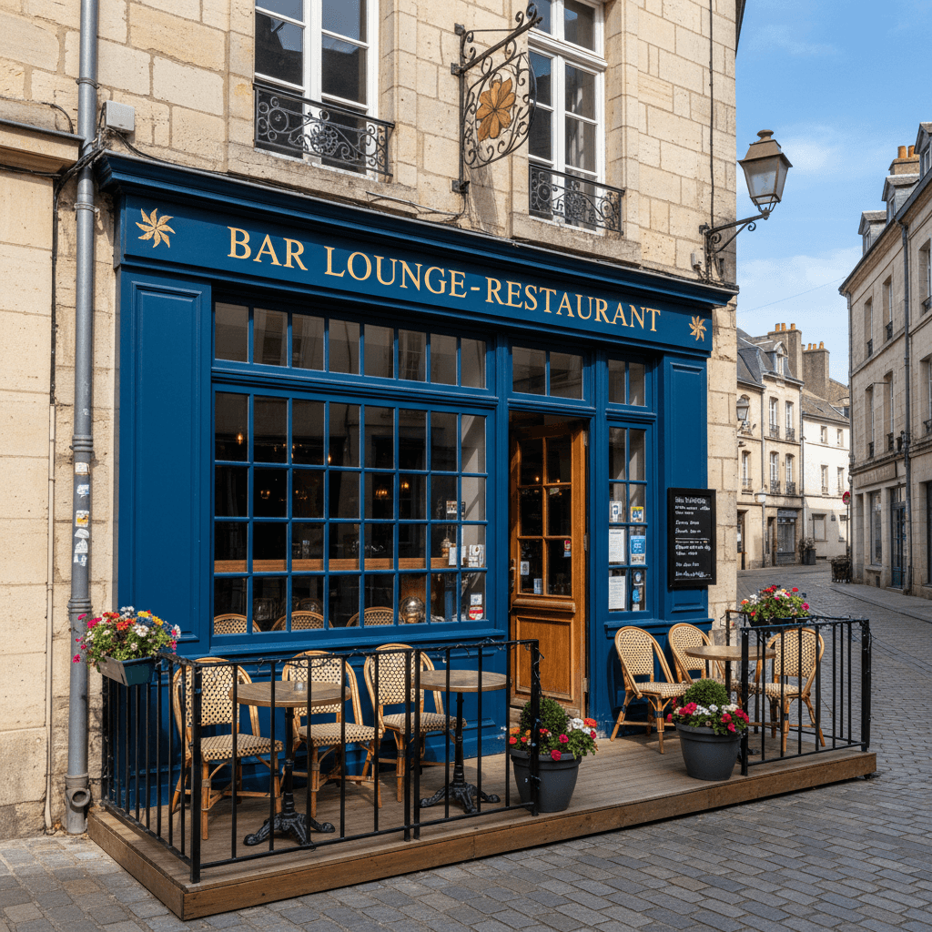 Restaurant 200m² à Caen : terrasse - licence IV - Image 1