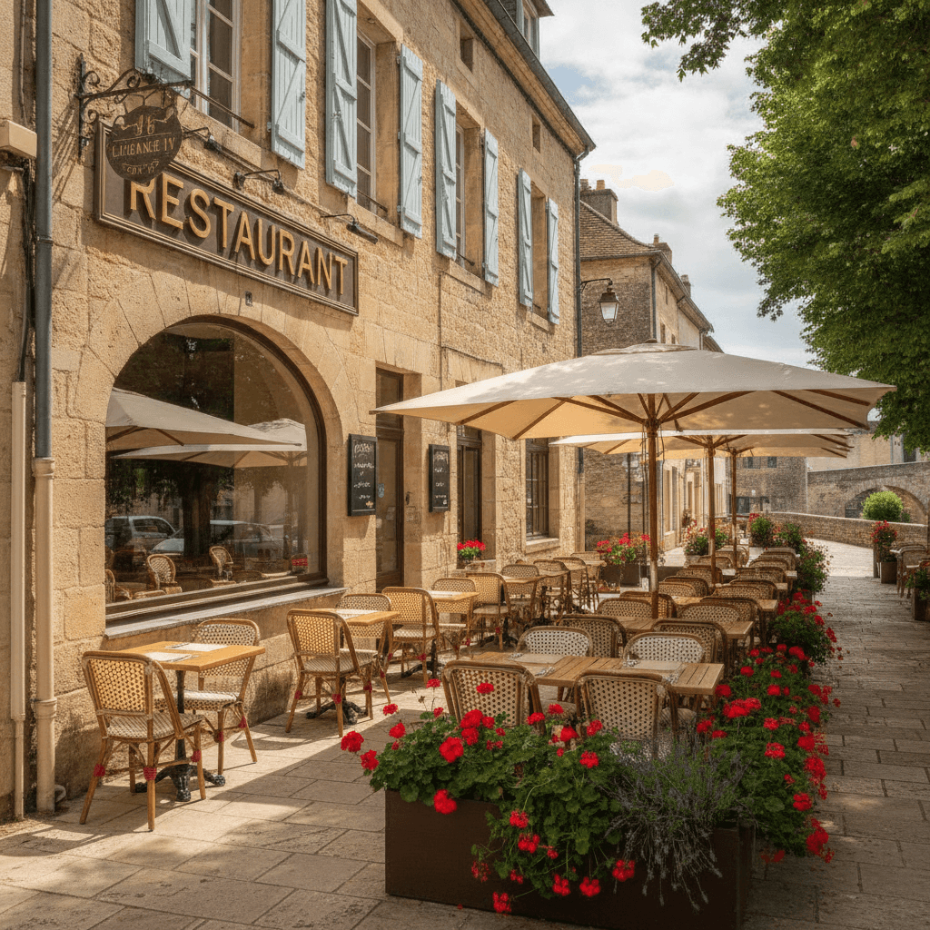 Restaurant à Cahors : terrasse - licence IV - Image 1
