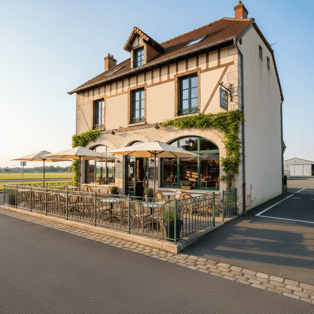 Restaurant 120m² à Jasseron : terrasse - licence IV - Image 1