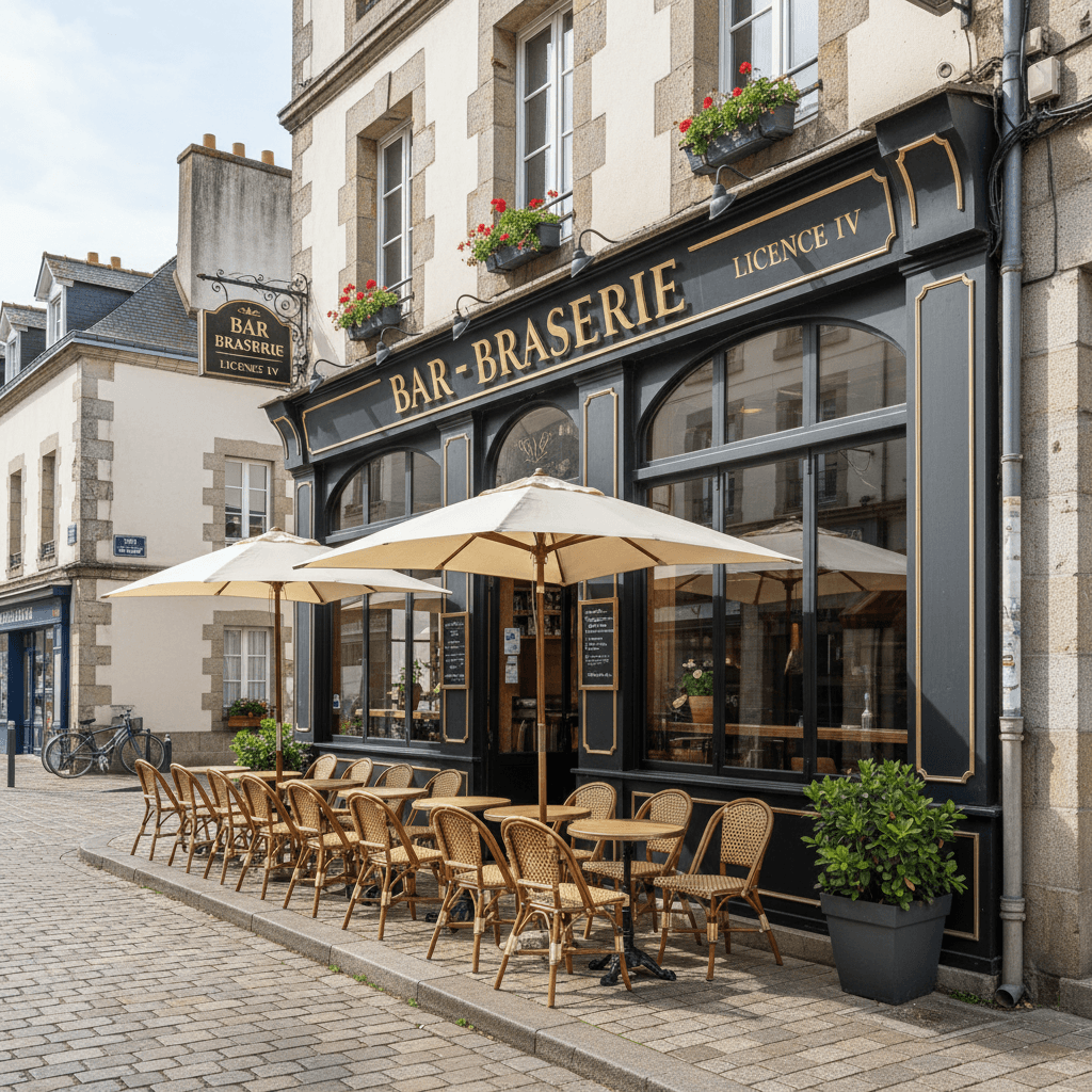 Bar-brasserie 105m² à Lannion : licence IV - Image 1
