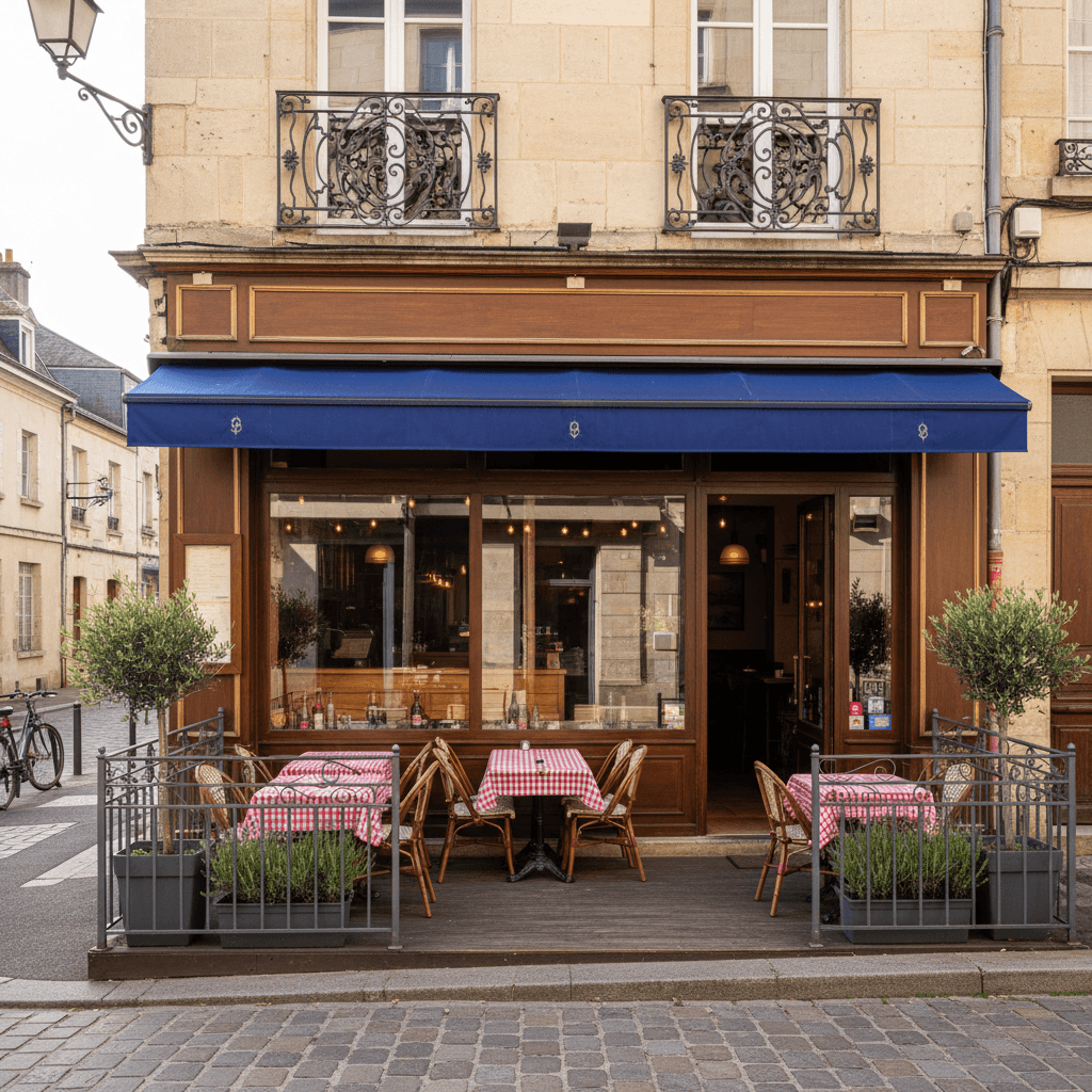Restaurant 100m² à Montbrison : terrasse - extraction - Image 1