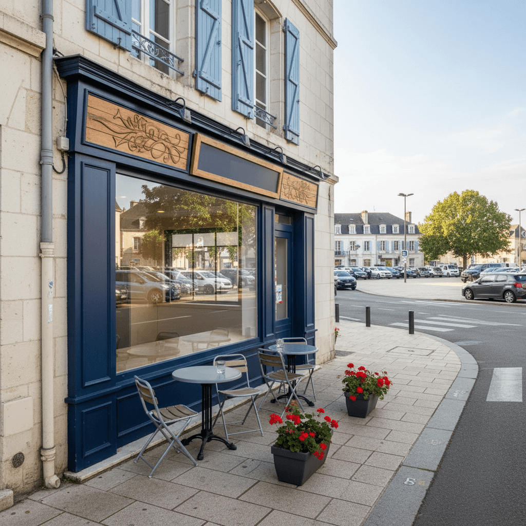 Fast-food 109m² à La Rochelle : terrasse - licence IV - Image 1
