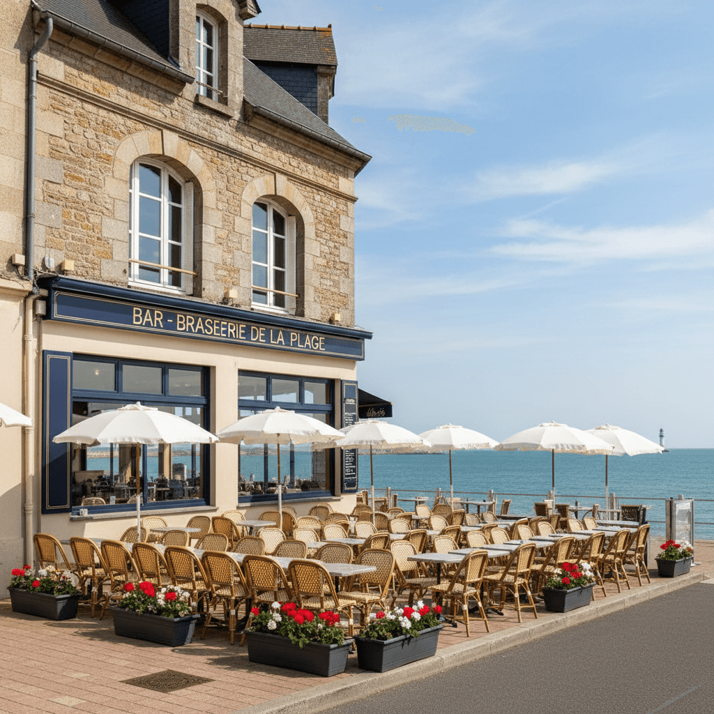 Bar-brasserie 180m² à Caen : terrasse - licence IV
