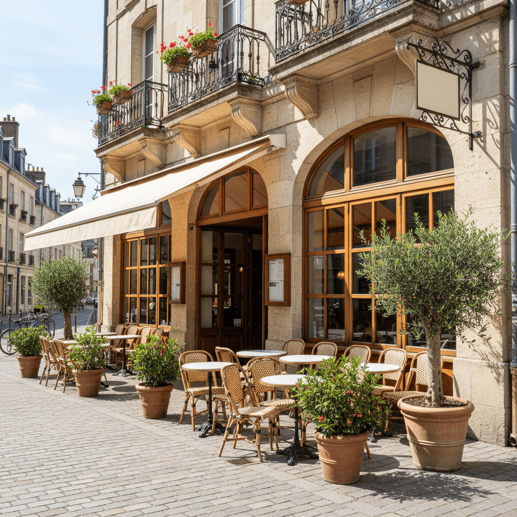 Restaurant 110m² à Angers : terrasse - licence IV
