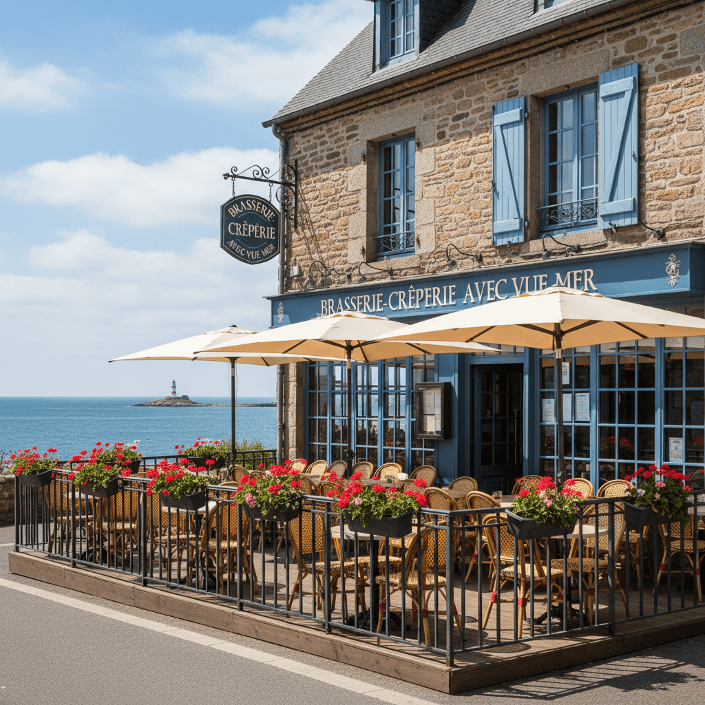 Bar-brasserie à Quimper : terrasse - licence IV - Image 1