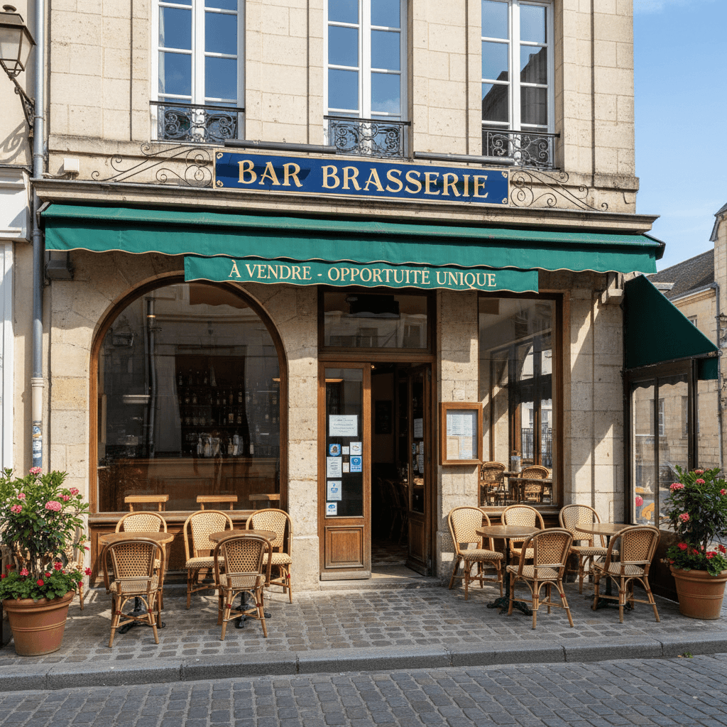Bar-brasserie à Nantes : terrasse - licence IV - Image 1