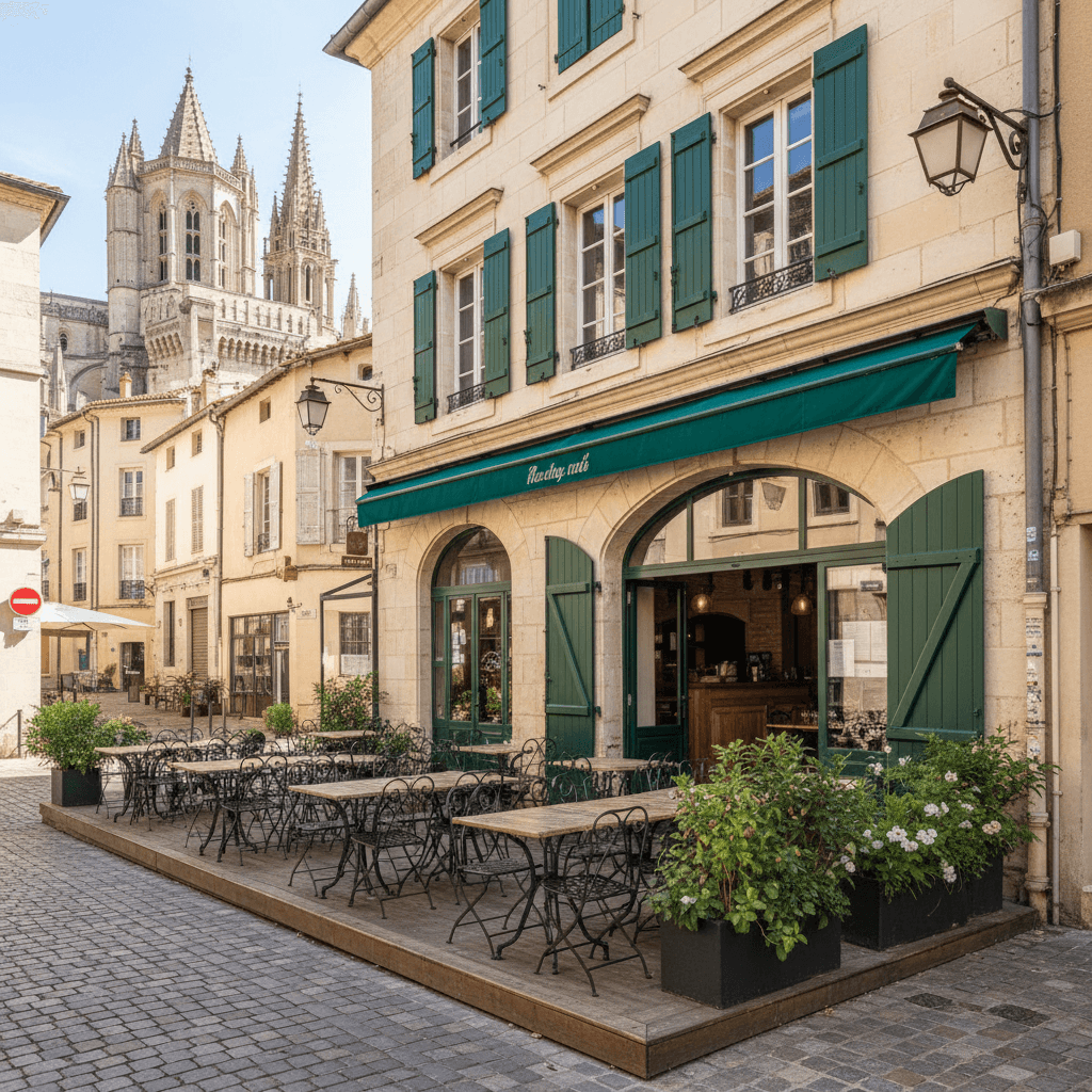 Restaurant à Montpellier : terrasse - licence IV - Image 1