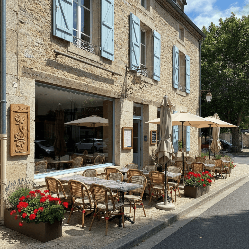 Restaurant : terrasse - licence IV - Image 1