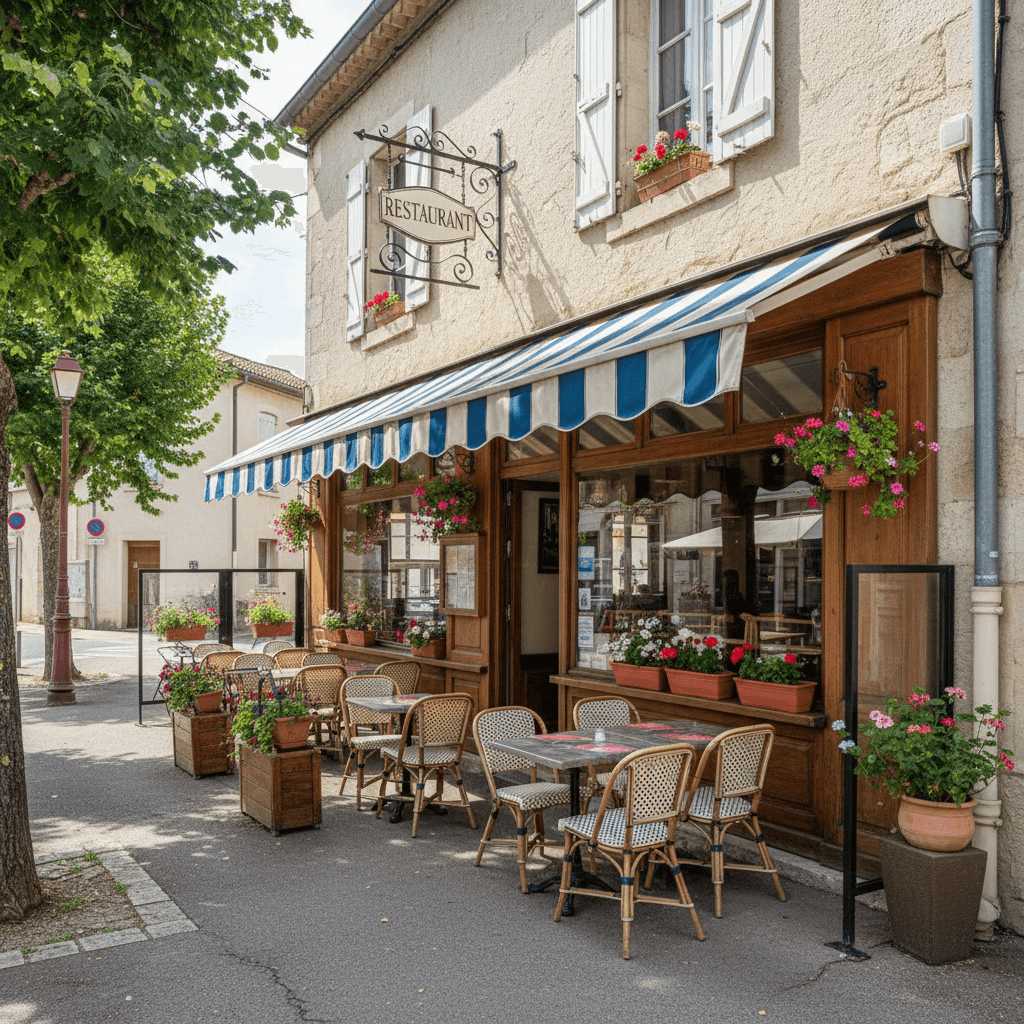 Restaurant 140m² à La Calmette : terrasse - extraction - Image 1