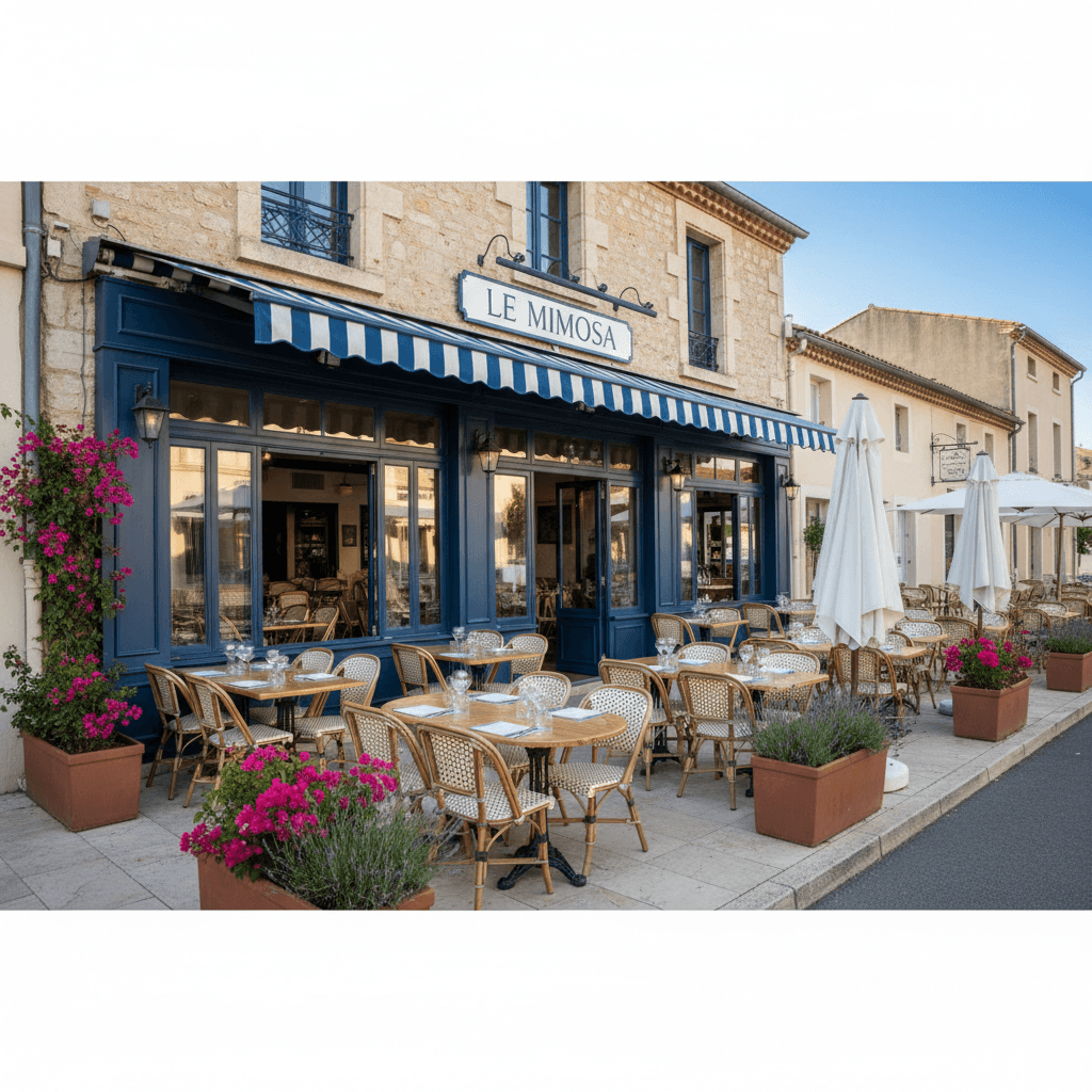Restaurant à Marseillan : terrasse - licence IV - Image 1