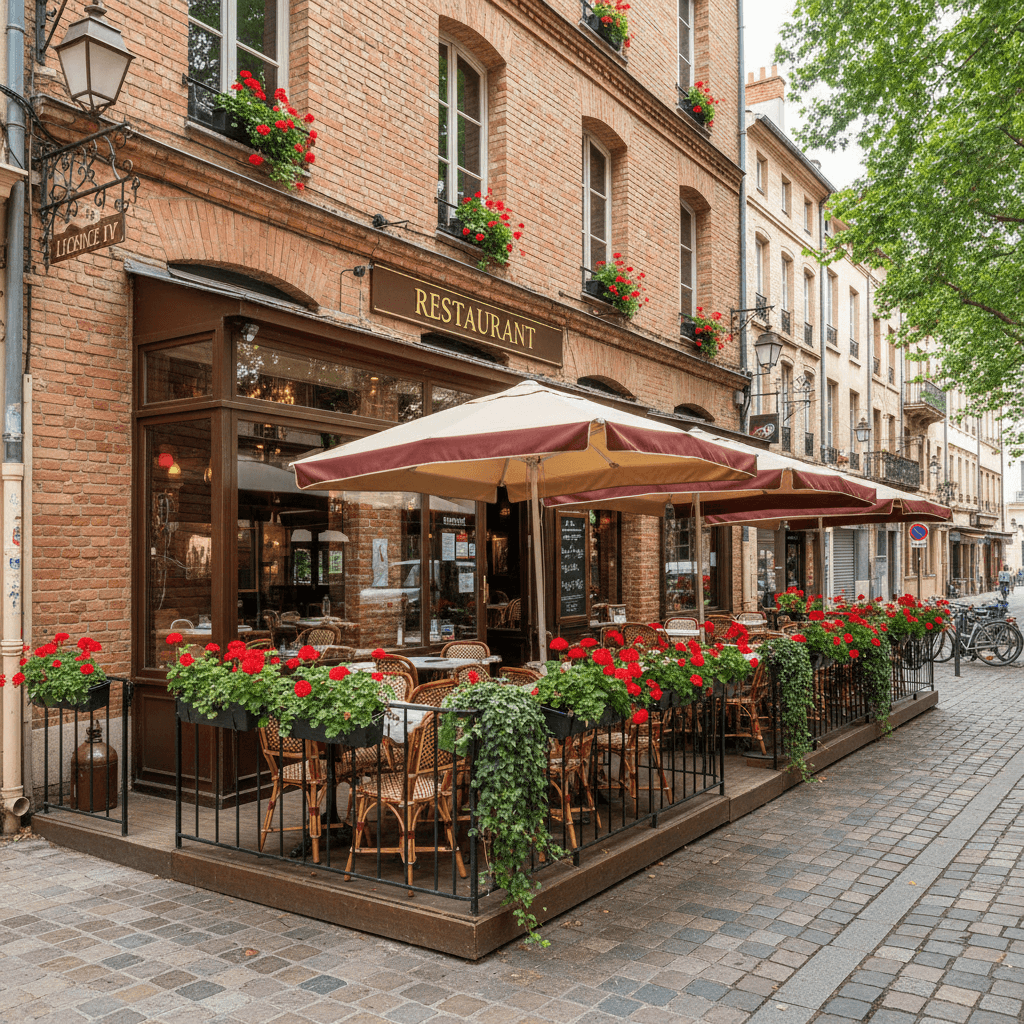 Restaurant à Toulouse : terrasse - licence IV