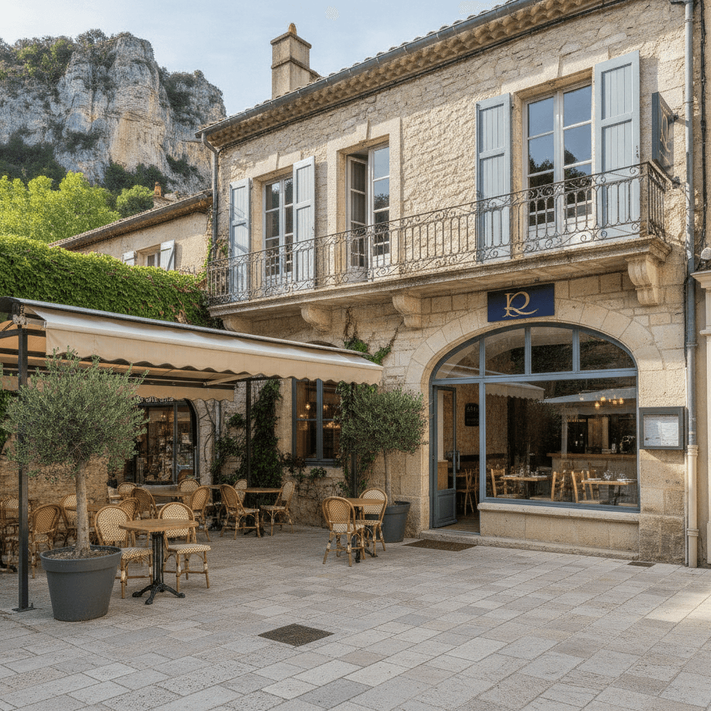 Restaurant 120m² à Vallon-Pont-D'Arc : terrasse - licence IV - Image 1