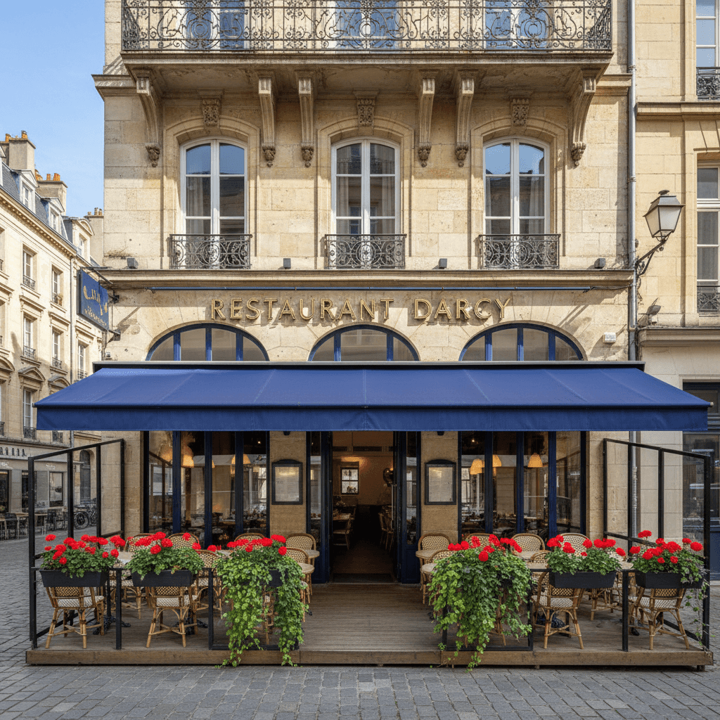 Restaurant 136m² à Dijon : terrasse - licence IV