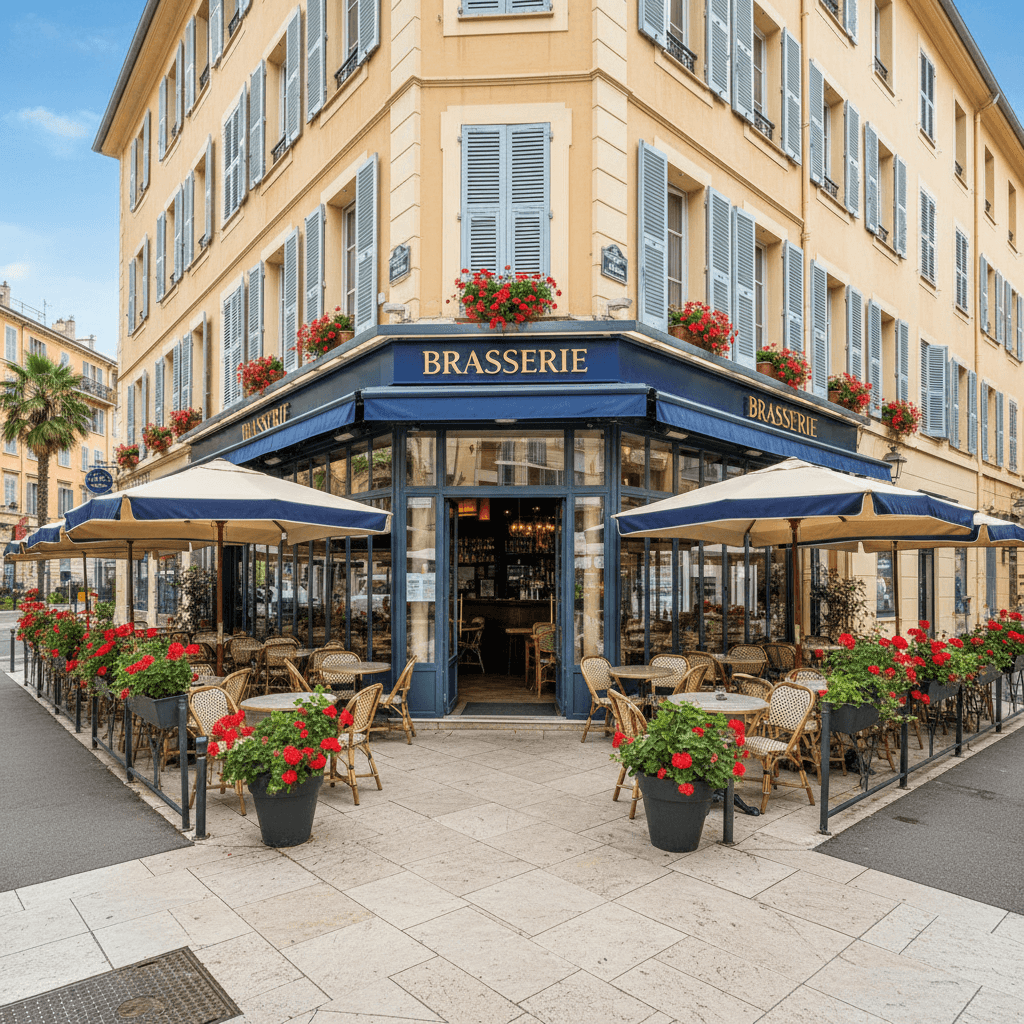 Bar-brasserie 75m² à Nice : terrasse - licence IV