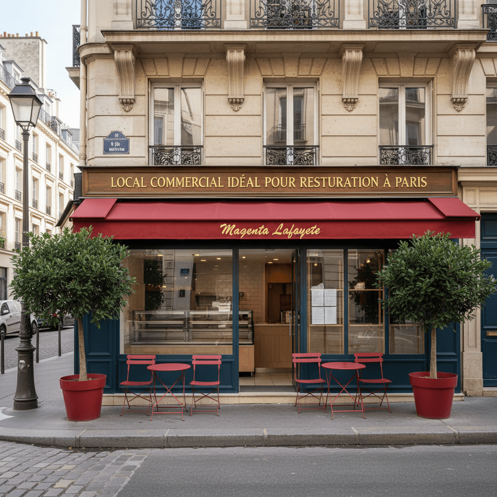 Snack 32m² à Paris