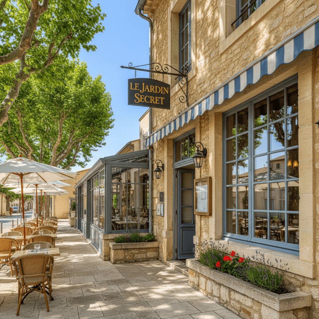 Restaurant 150m² à Éguilles : terrasse - licence IV - Image 1