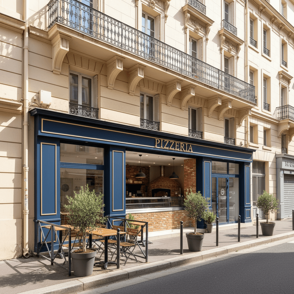 Fast-food 75m² à Nice : extraction - climatisation