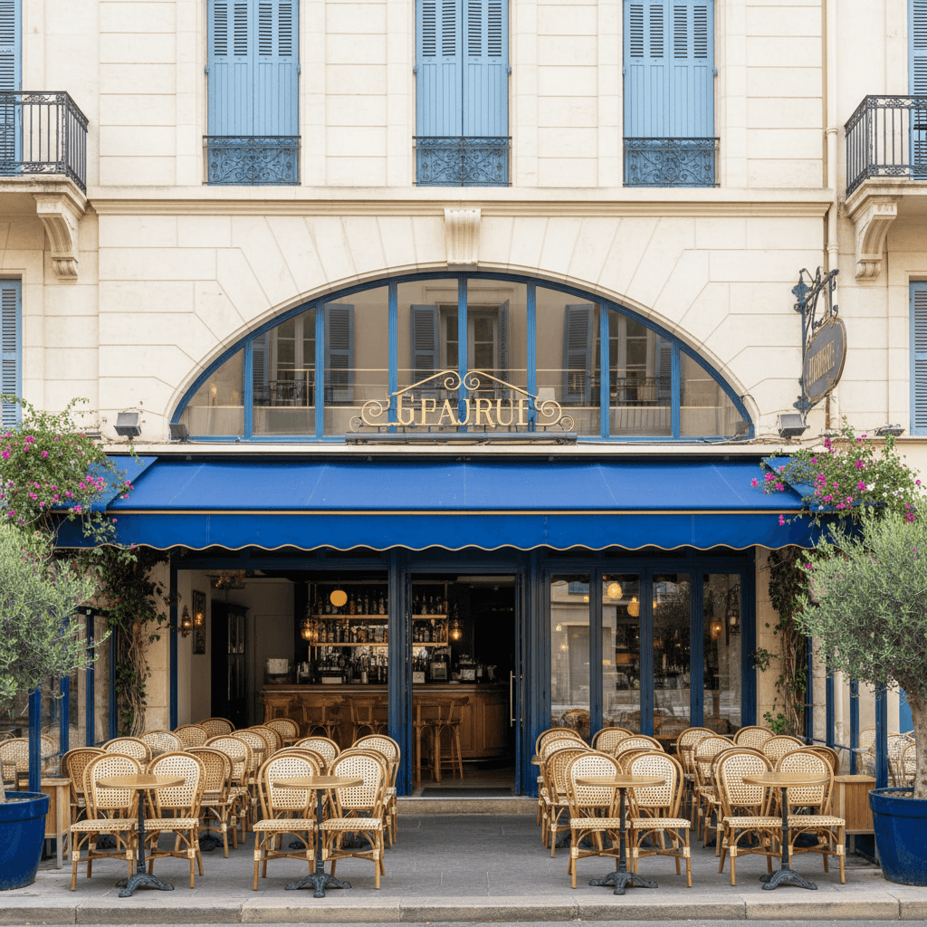 Restaurant à Marseille : terrasse - licence IV - Image 1