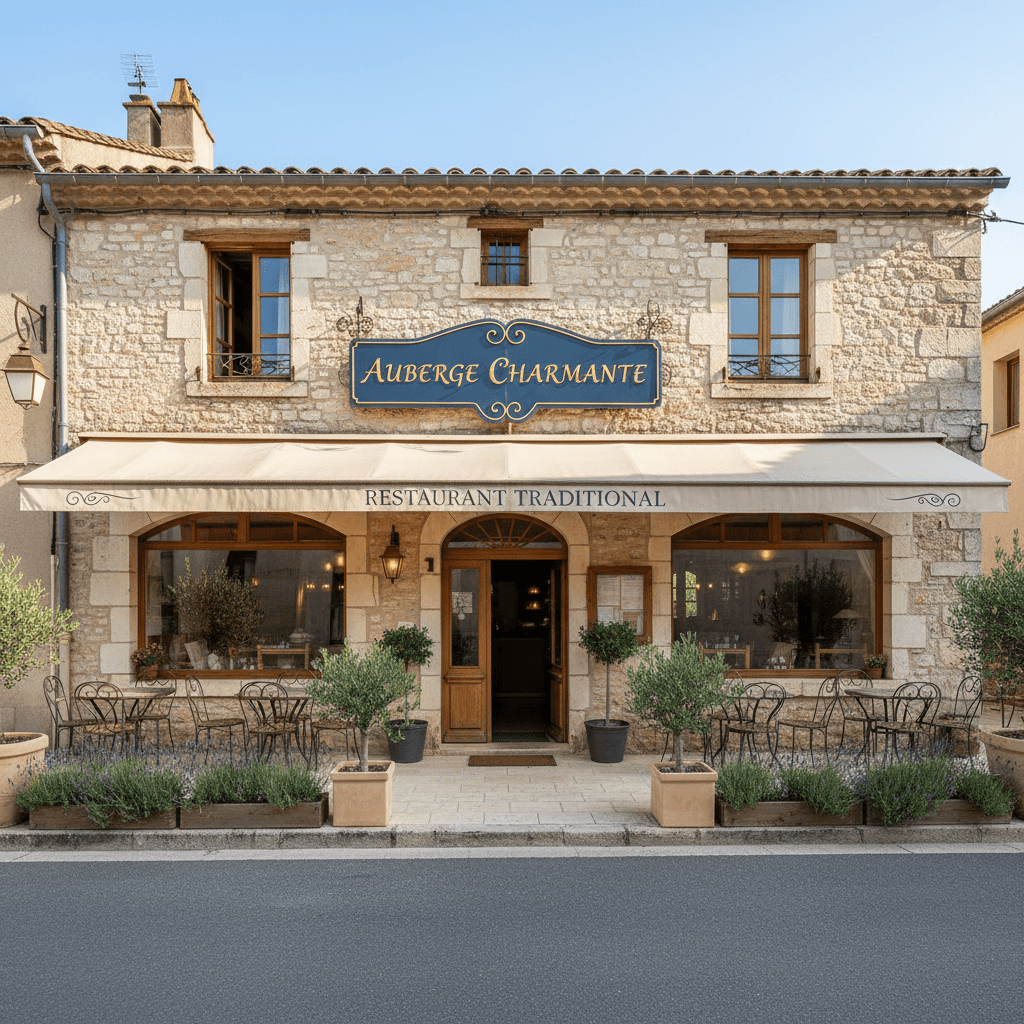 Restaurant 200m² à Grignan : terrasse - licence IV - Image 1
