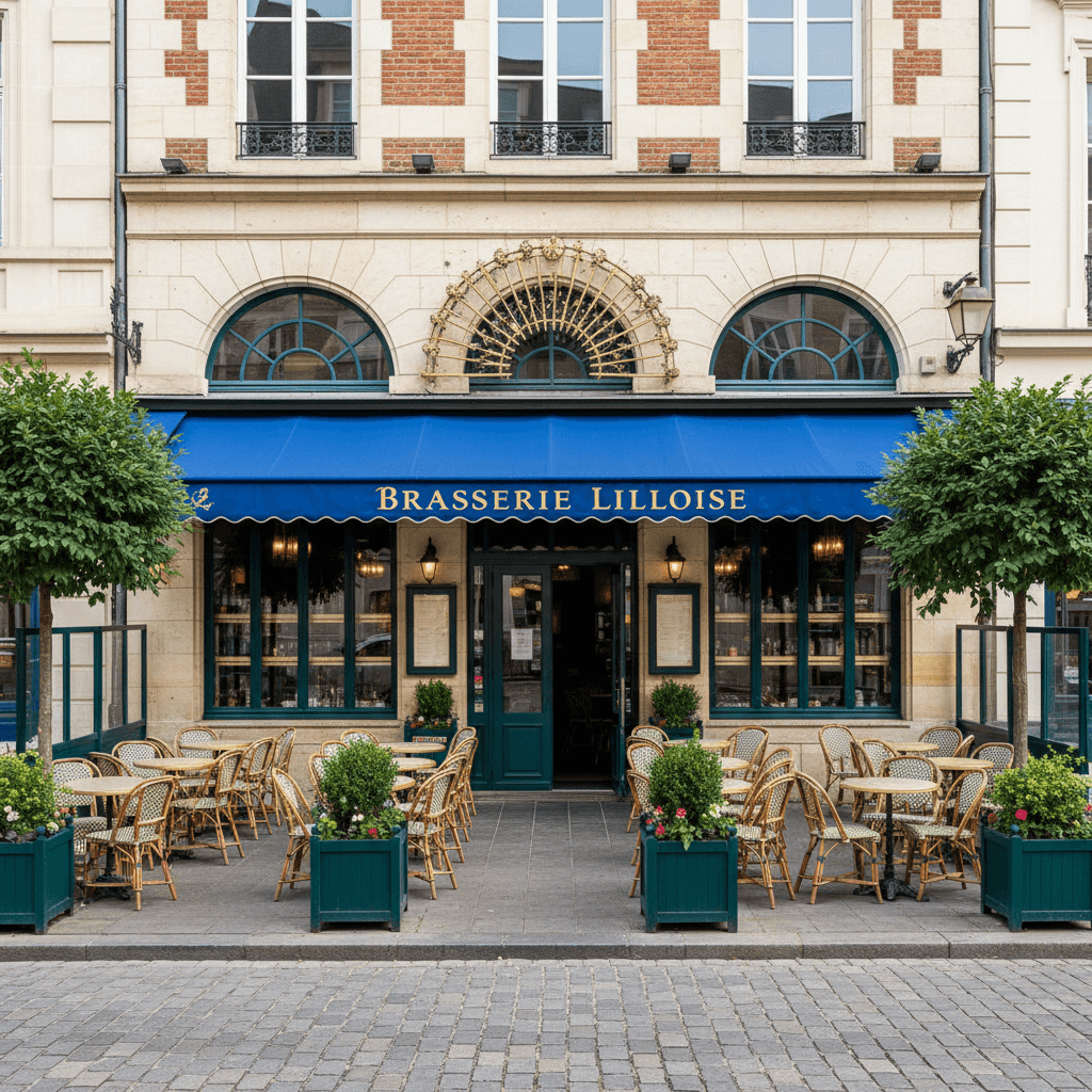 Bar-brasserie 200m² à Lille : terrasse - licence IV