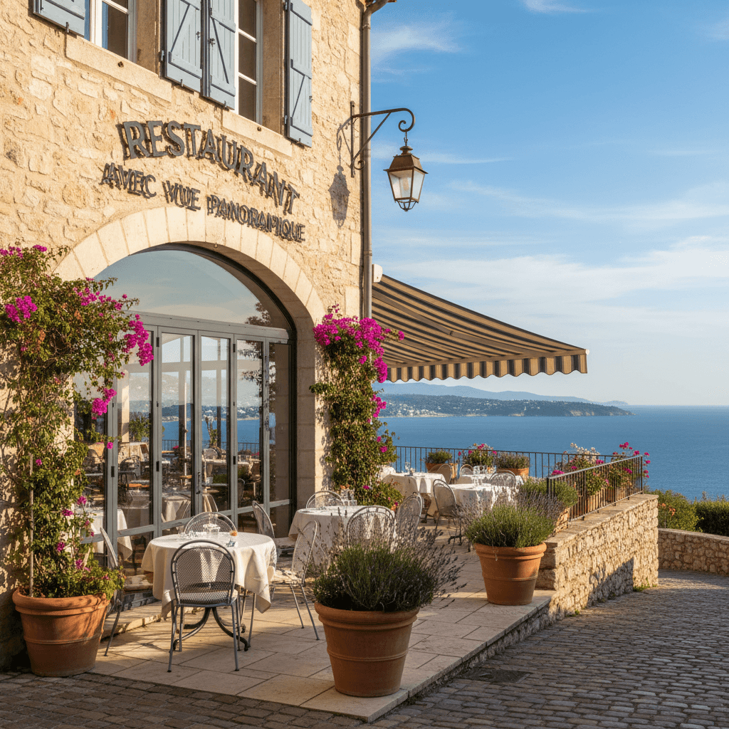 Restaurant à Roquebrune-Sur-Argens : terrasse - extraction - Image 1